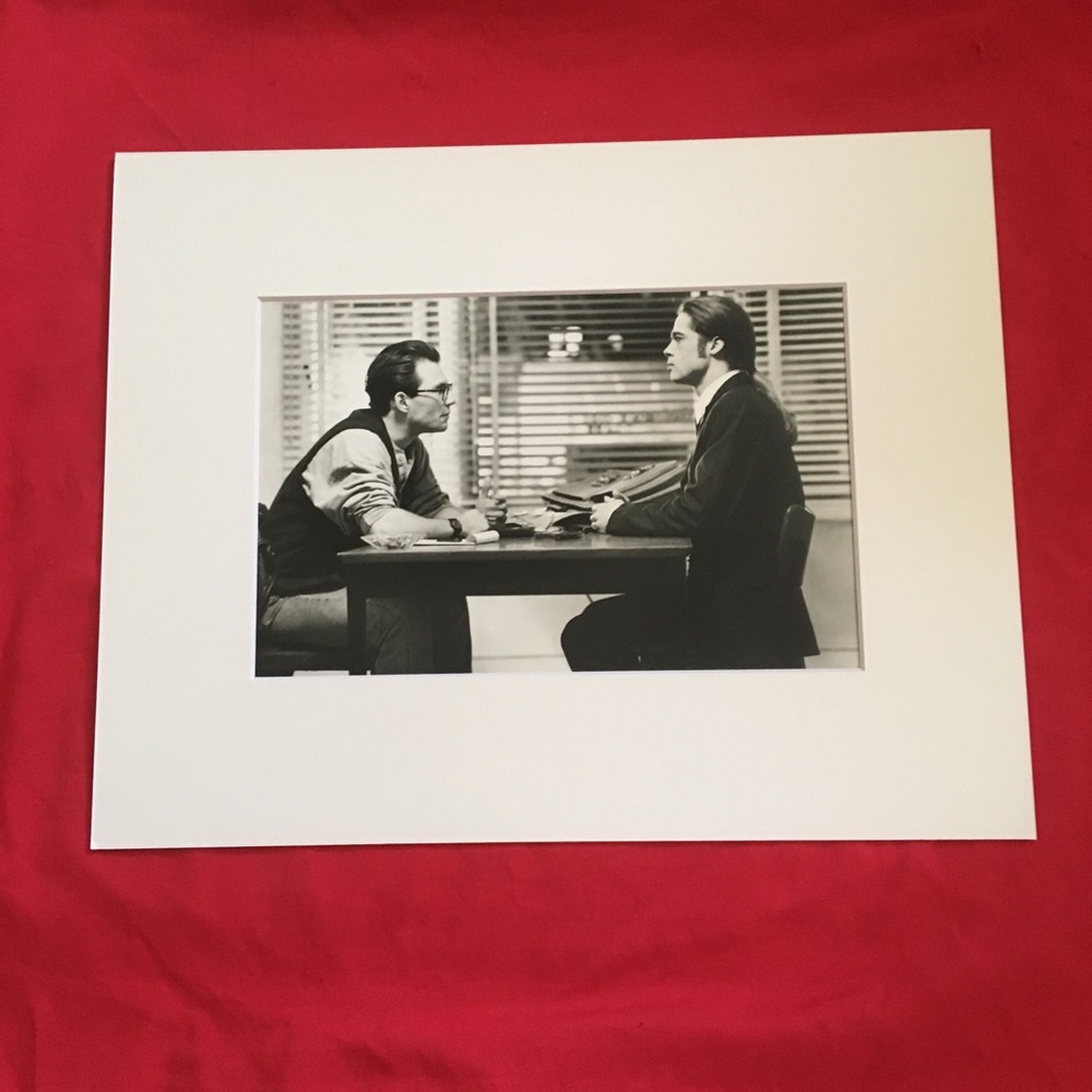 Interview with Vampire art matted Slater Pitt